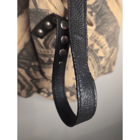 Free people rustic compass jute studded handle bag - Picture 5 of 14